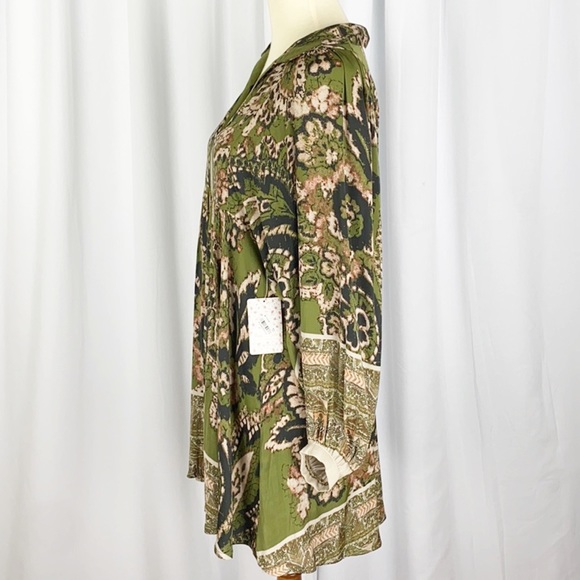 Free People Say You Love Me Minidress in Green - Picture 4 of 15